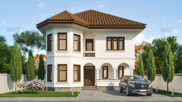 Proiect casa parter + etaj (190 mp) - Sierra Proiect casa parter + etaj (190 mp) - Sierra